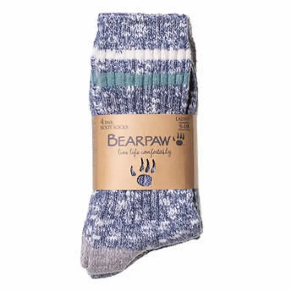 Bearpaw Ladies' Boot Sock, 4 pair